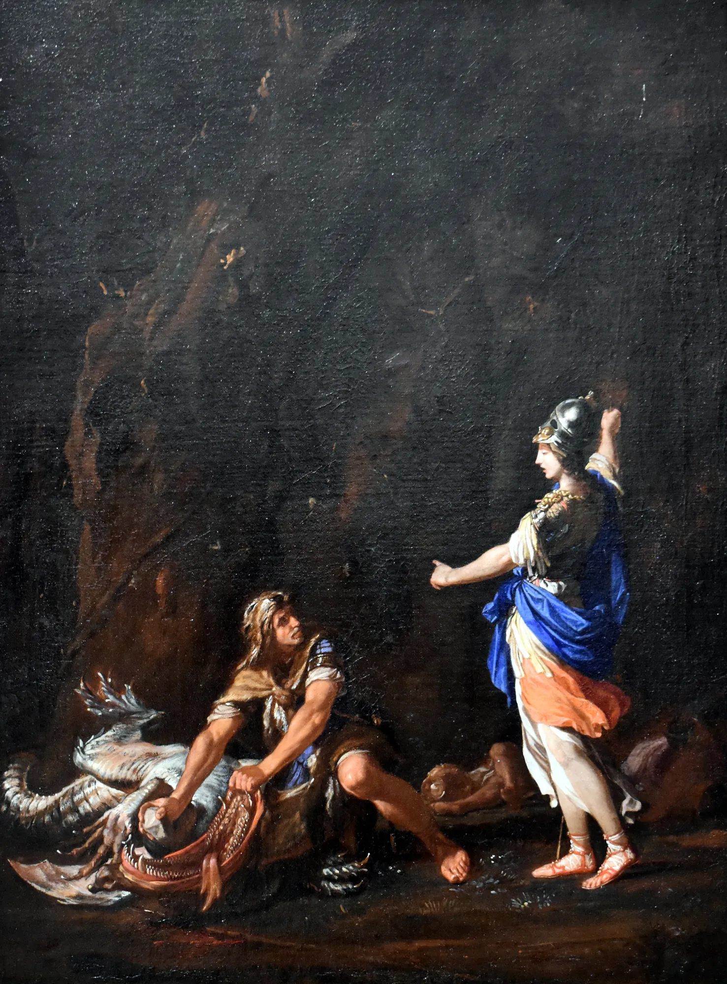 Minerva Advising Cadmus to Pull Out the Dragon's Teeth