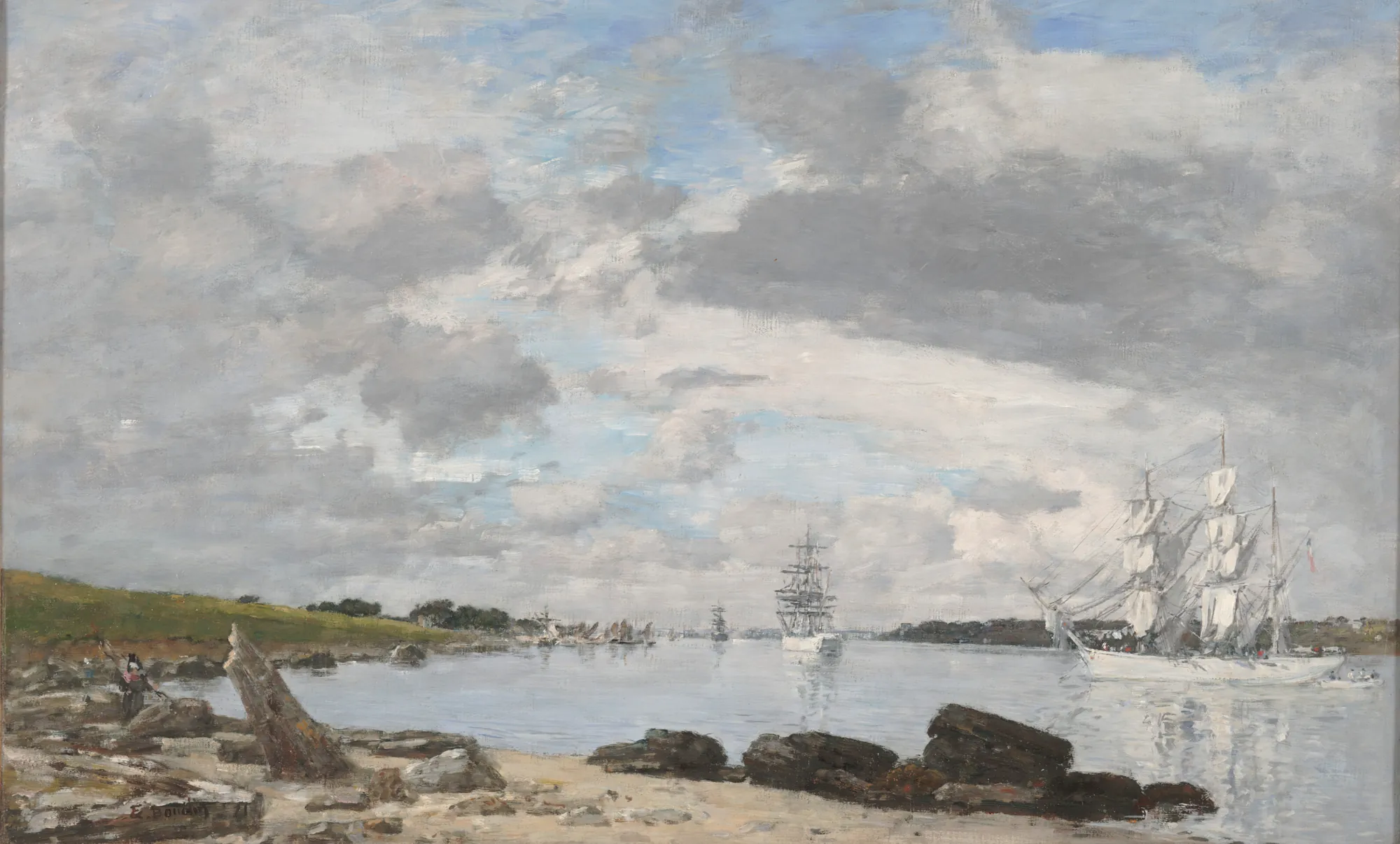 The Bay at the Mouth of the River Elorn, Landerneau