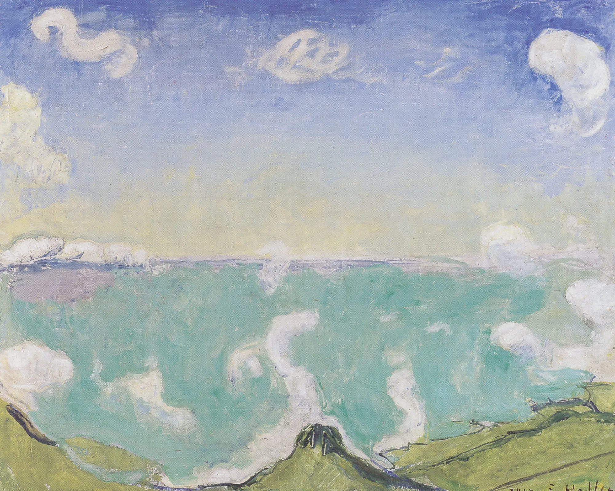 Landscape at Caux with Rising Clouds (Landschaft bei Caux mit aufsteigenden Wolken)