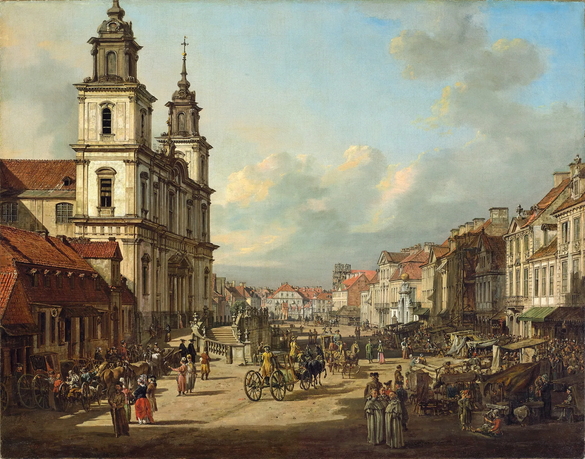 The Church of the Holy Cross in Warsaw