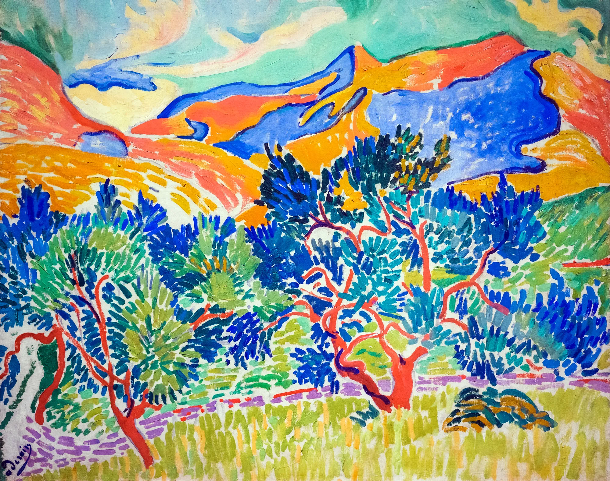 Mountains at Collioure