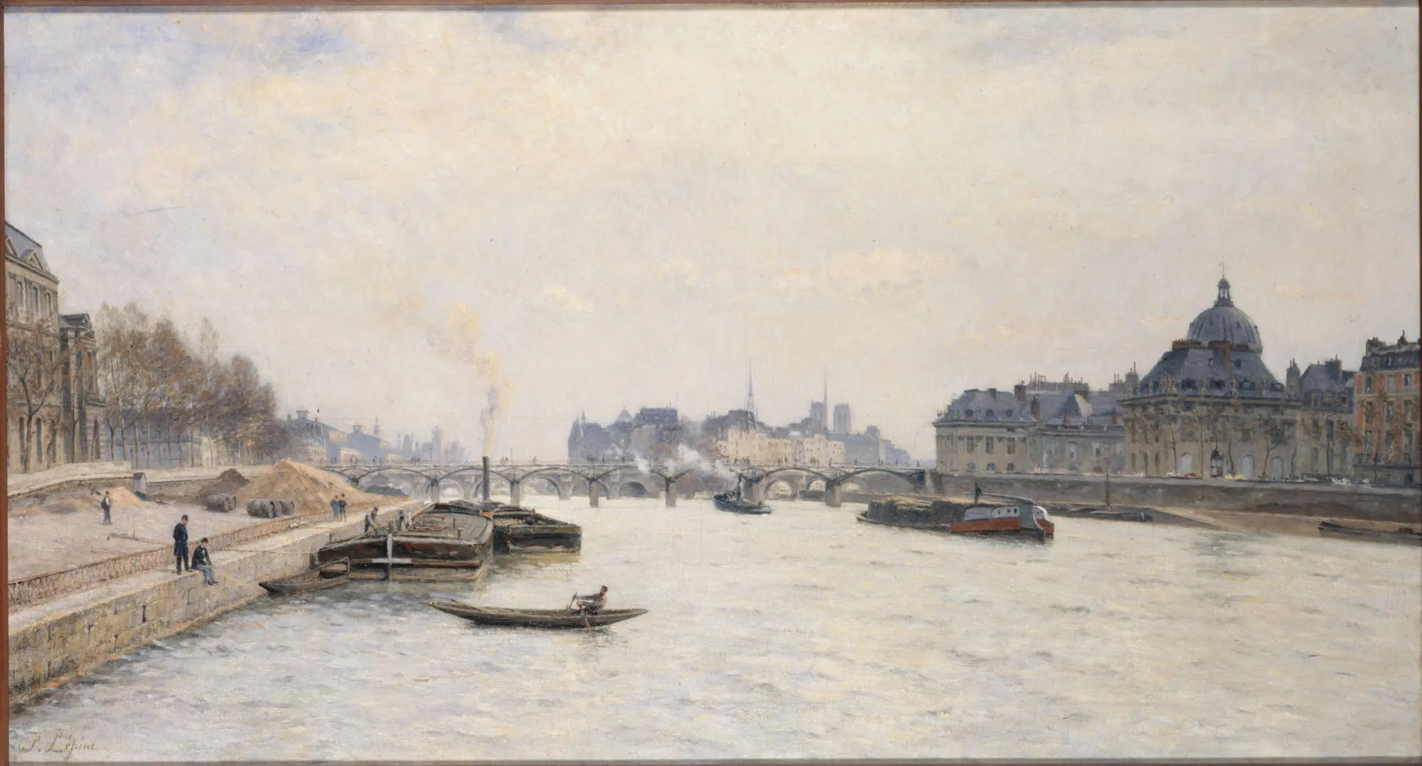 Le Pont des Arts, vue du Pont Royal