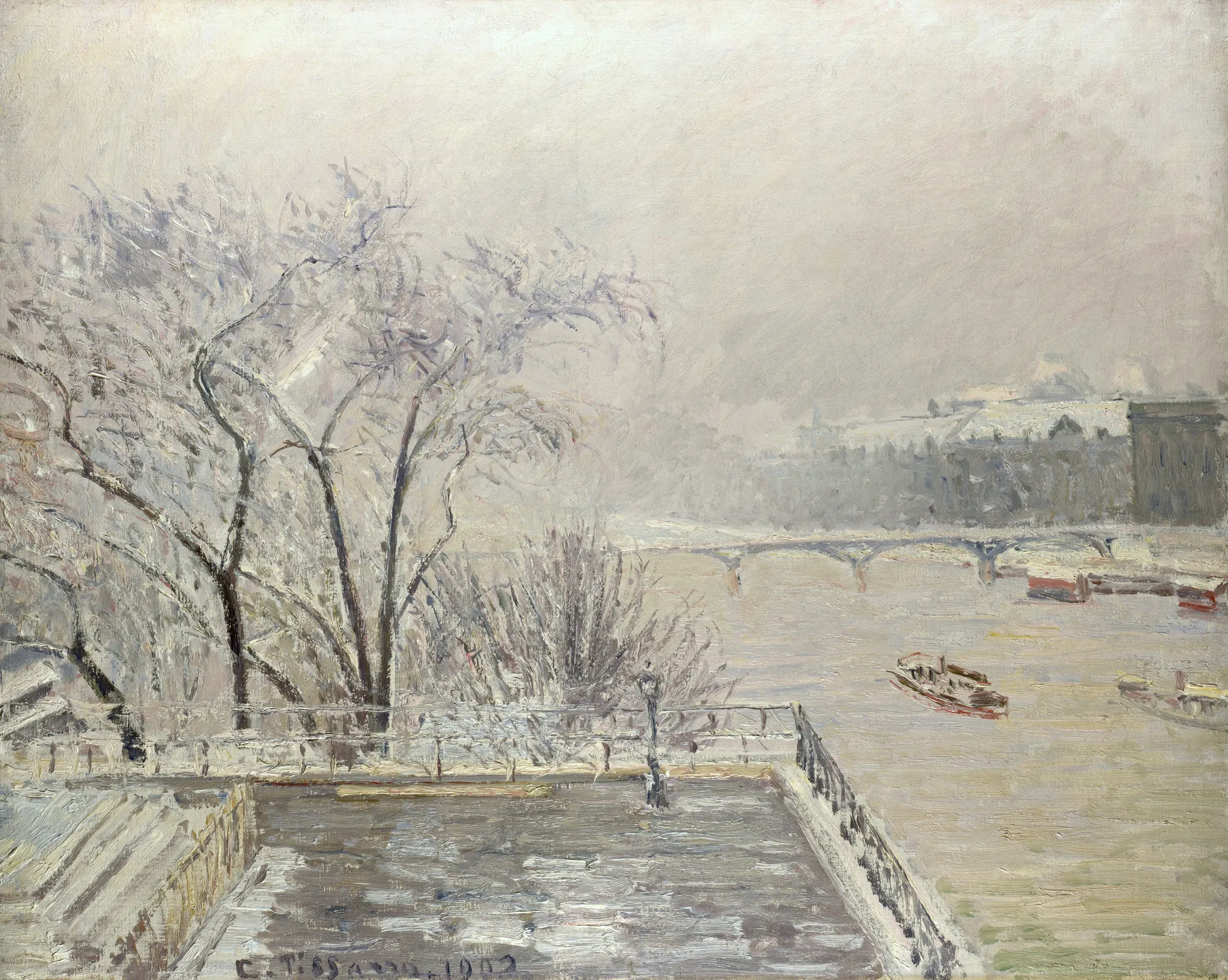 The Louvre, Morning, Effect of Snow