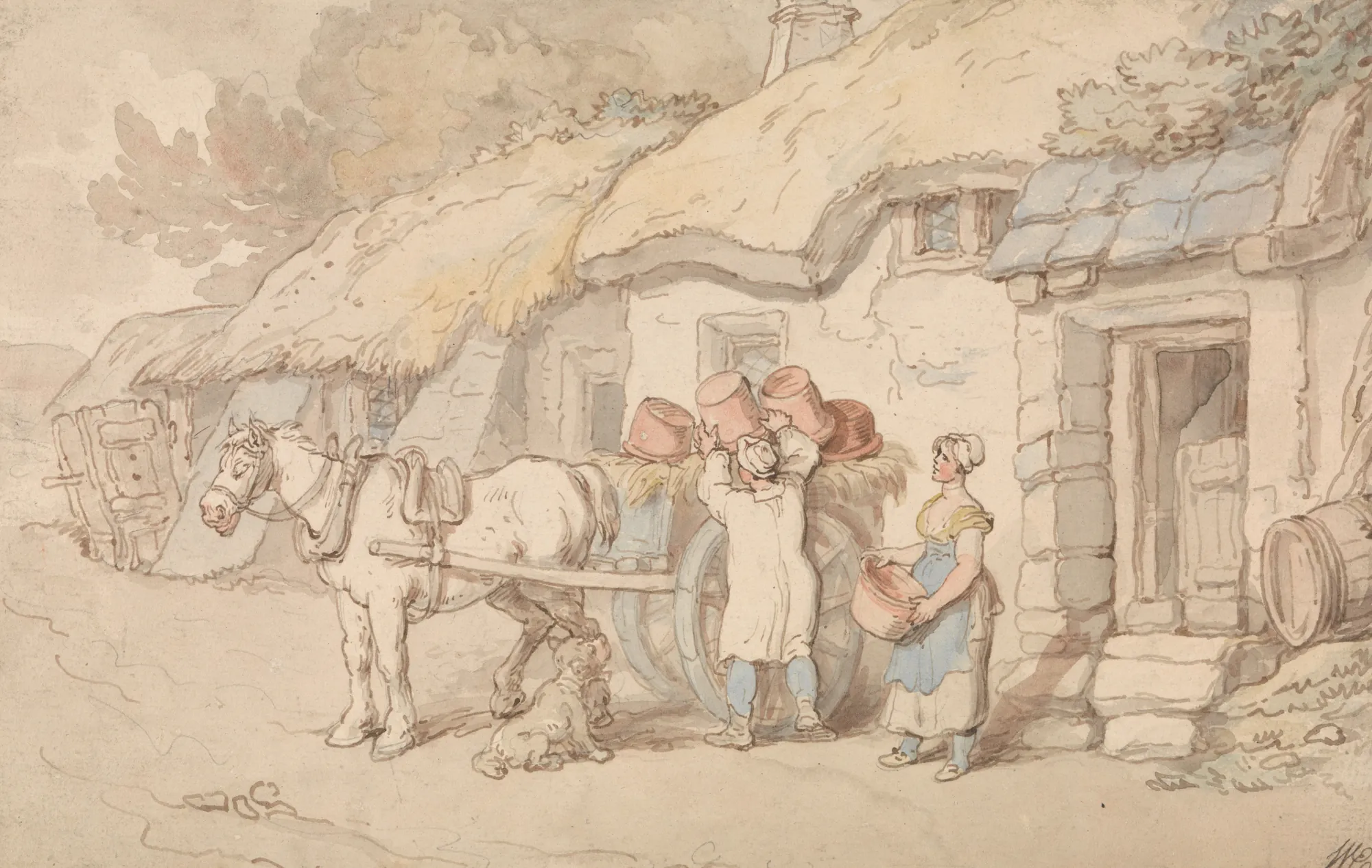 A Potter Going Out