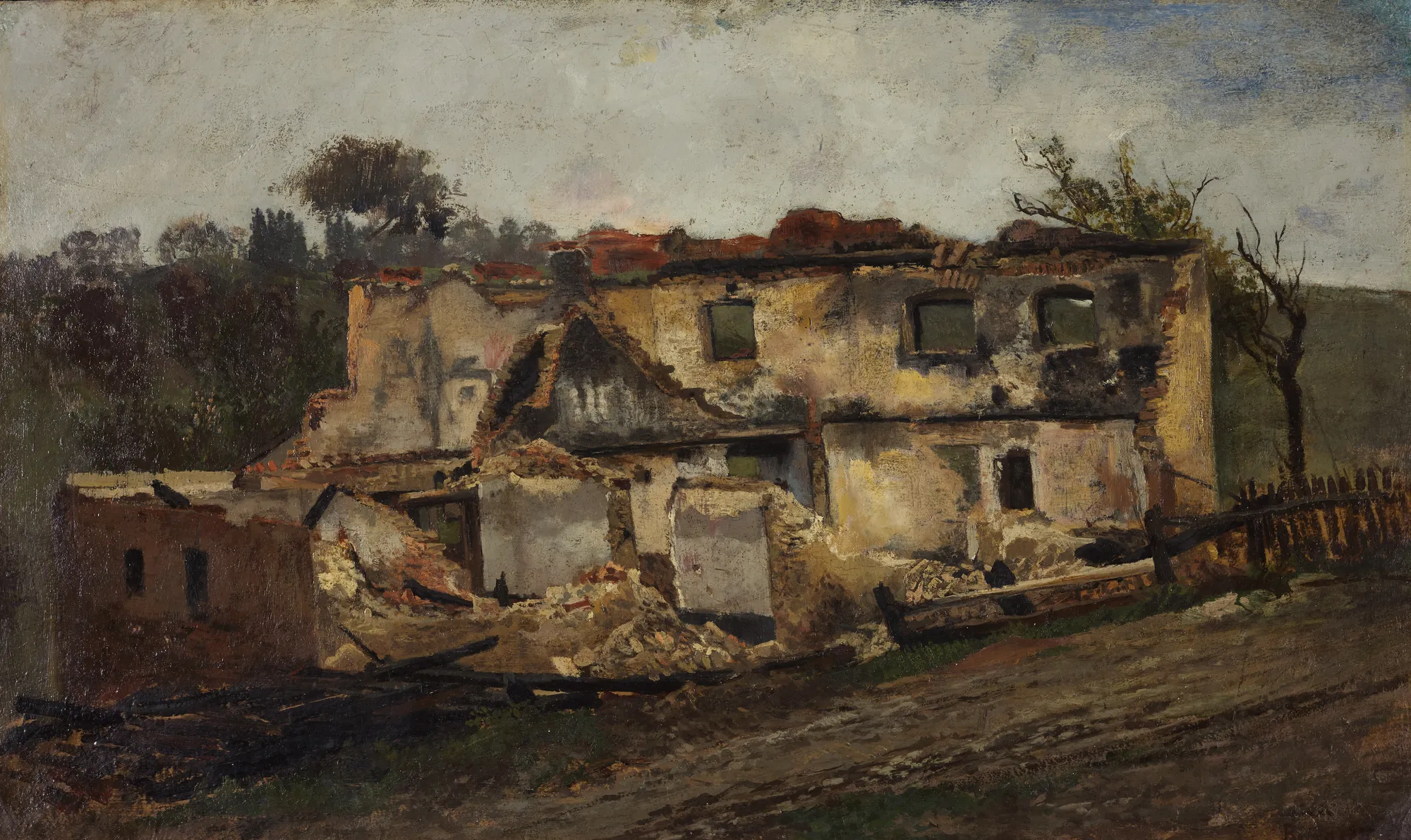 Destroyed House