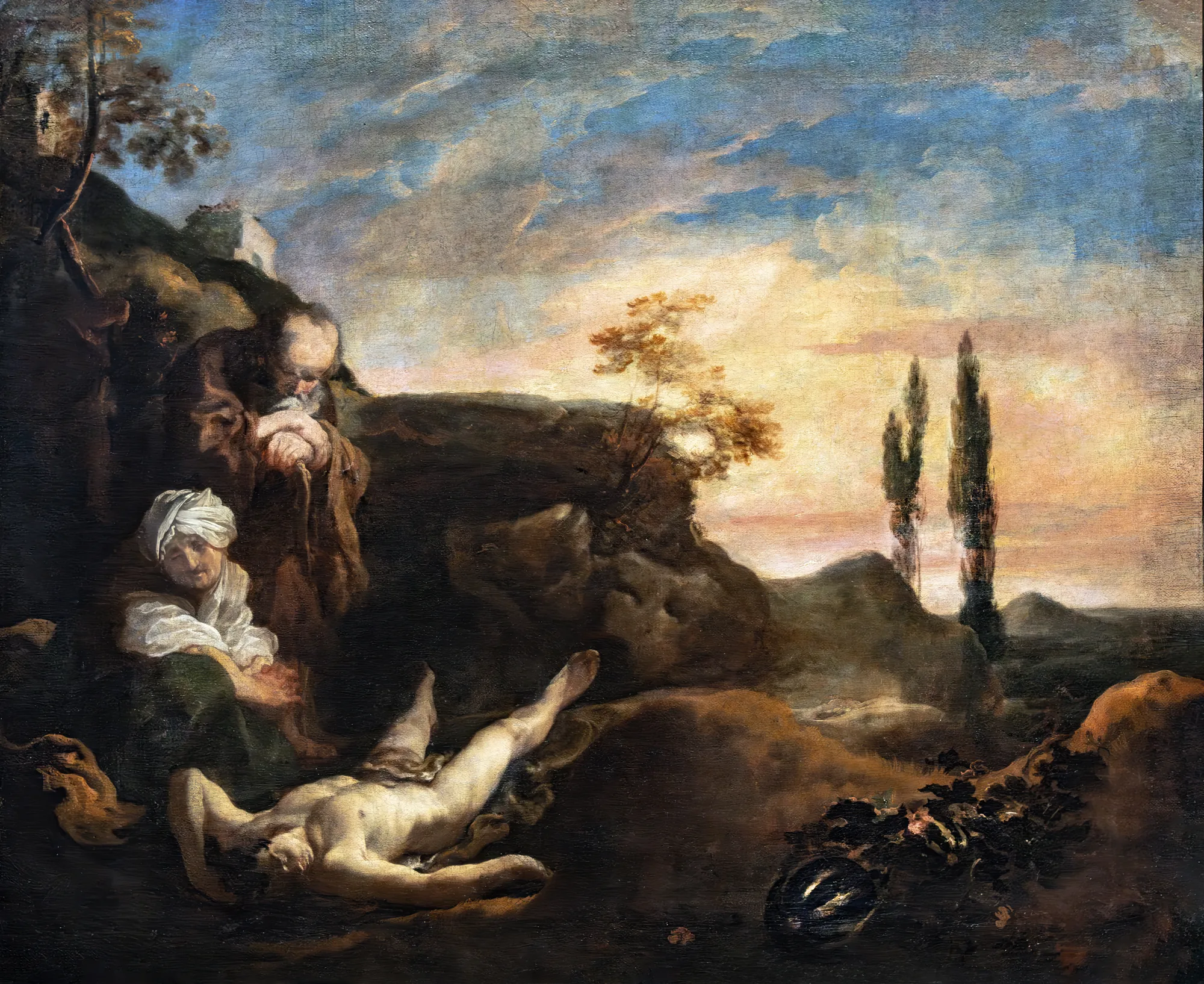 Abel Mourned by His Parents
