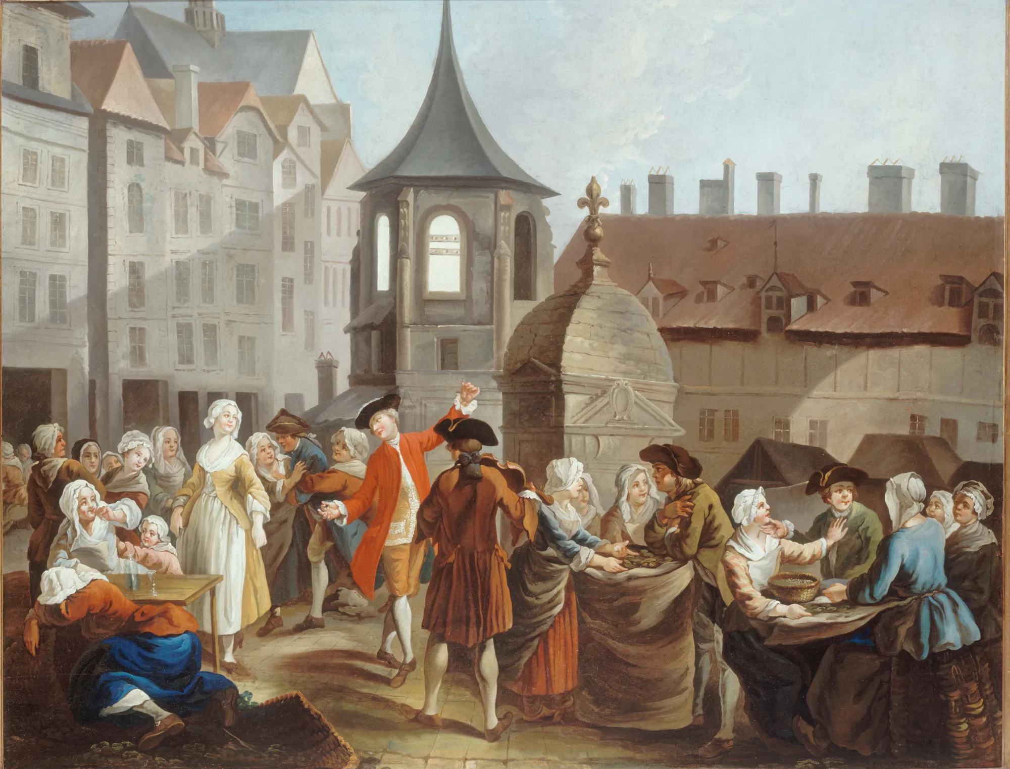 Les Écosseuses de pois de la Halle