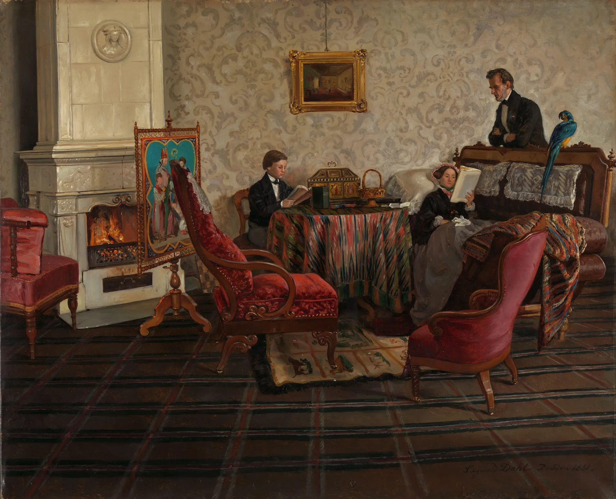 The Living Room of the Danish Minister in Dresden