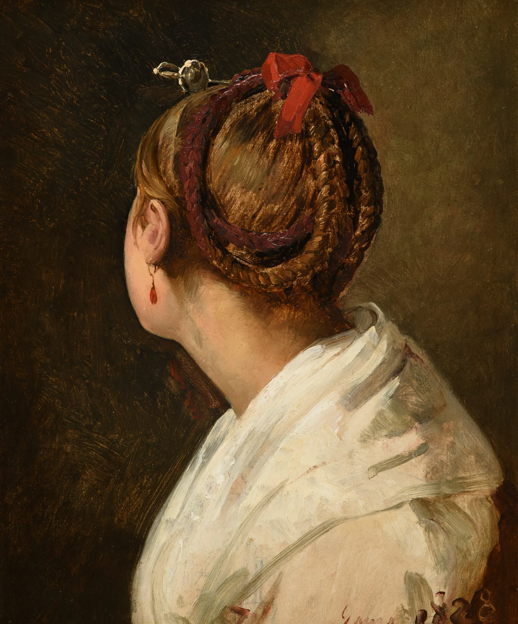 Head of a Young Roman Woman (Tête de jeune romaine)