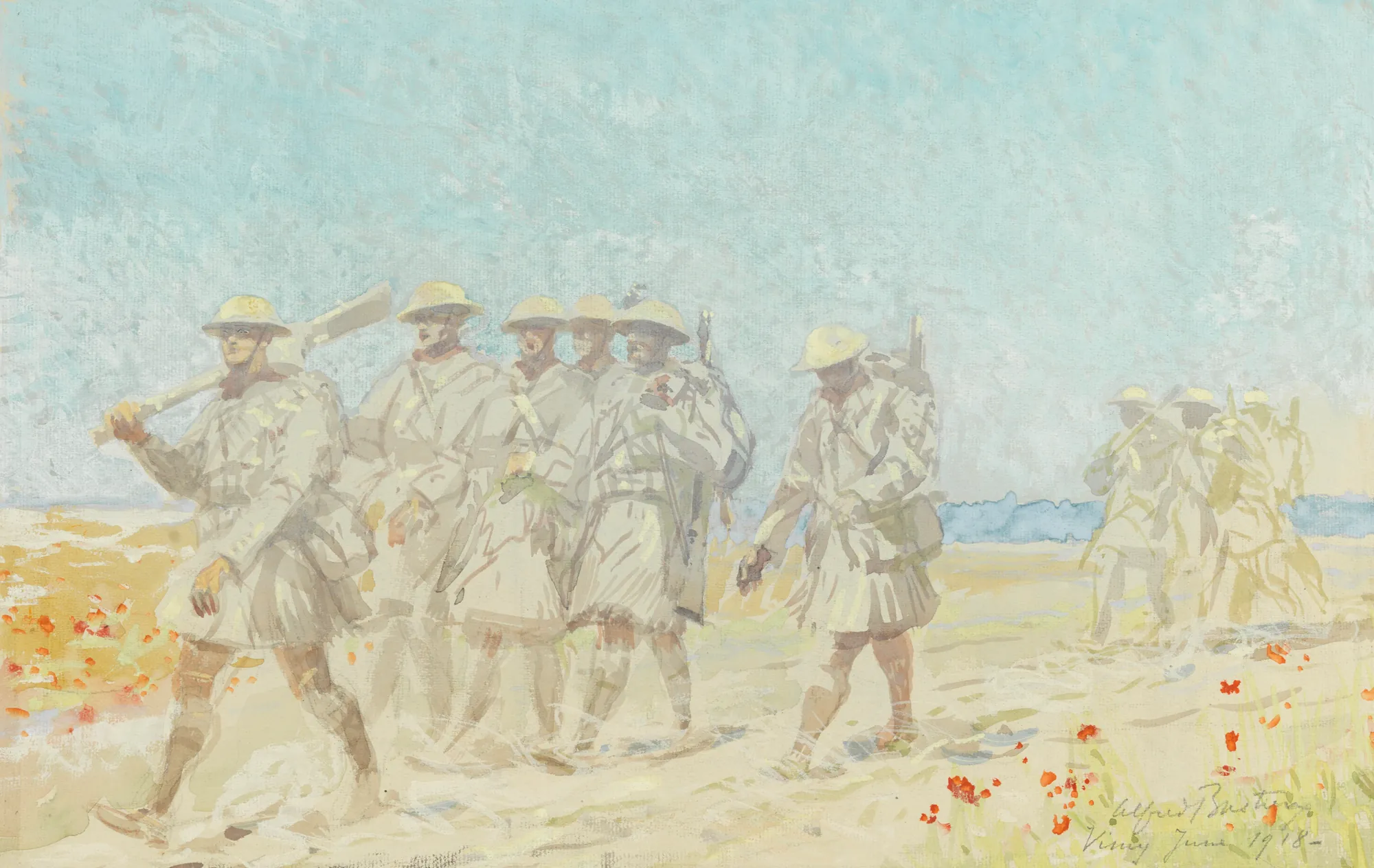 Scottish Canadians in the Dust, Vimy