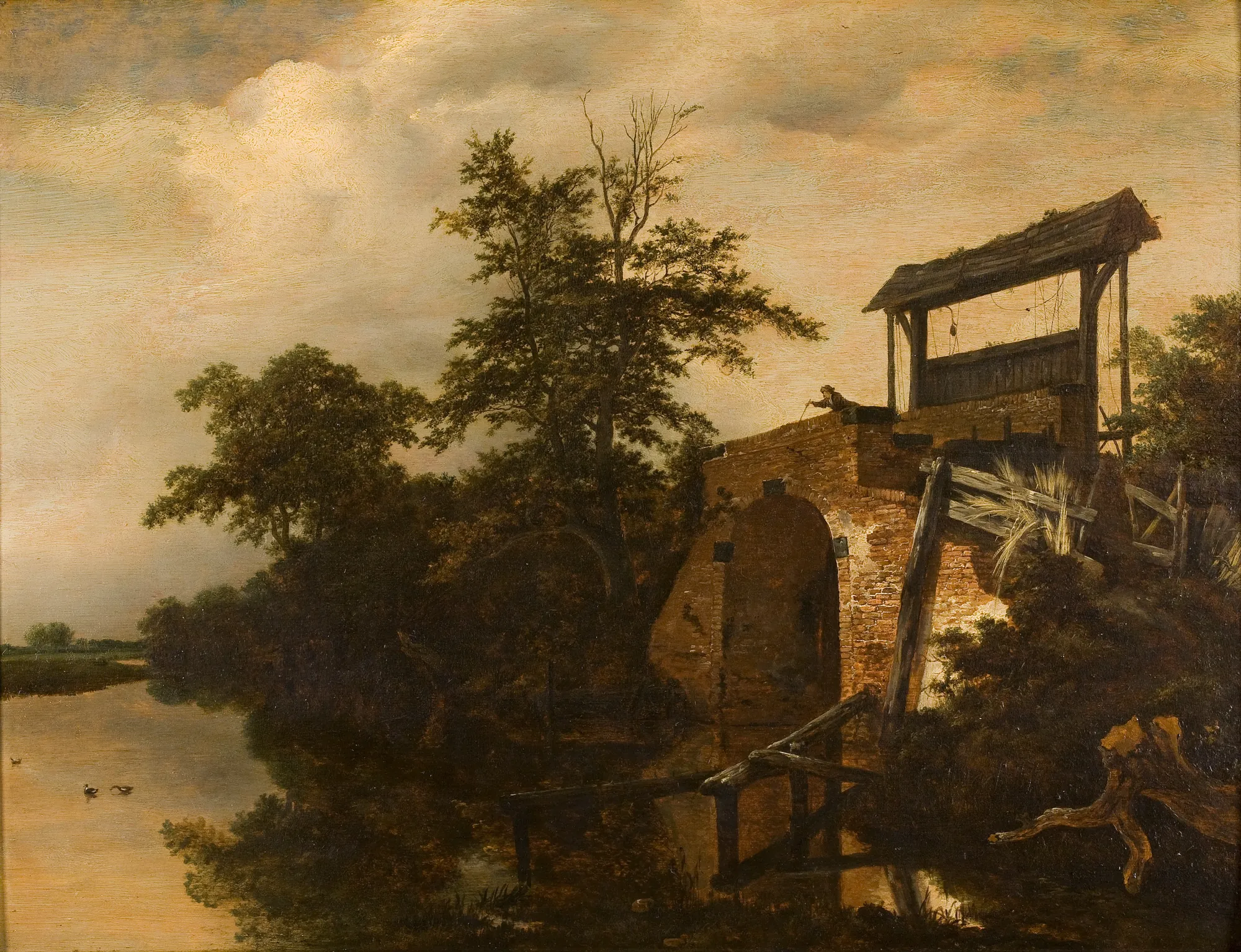 Landscape with Sluice