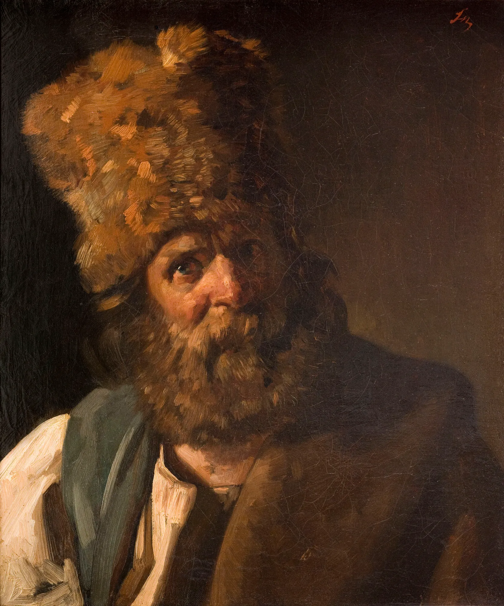 Portrait de Charles Jacques à son retour du service militaire