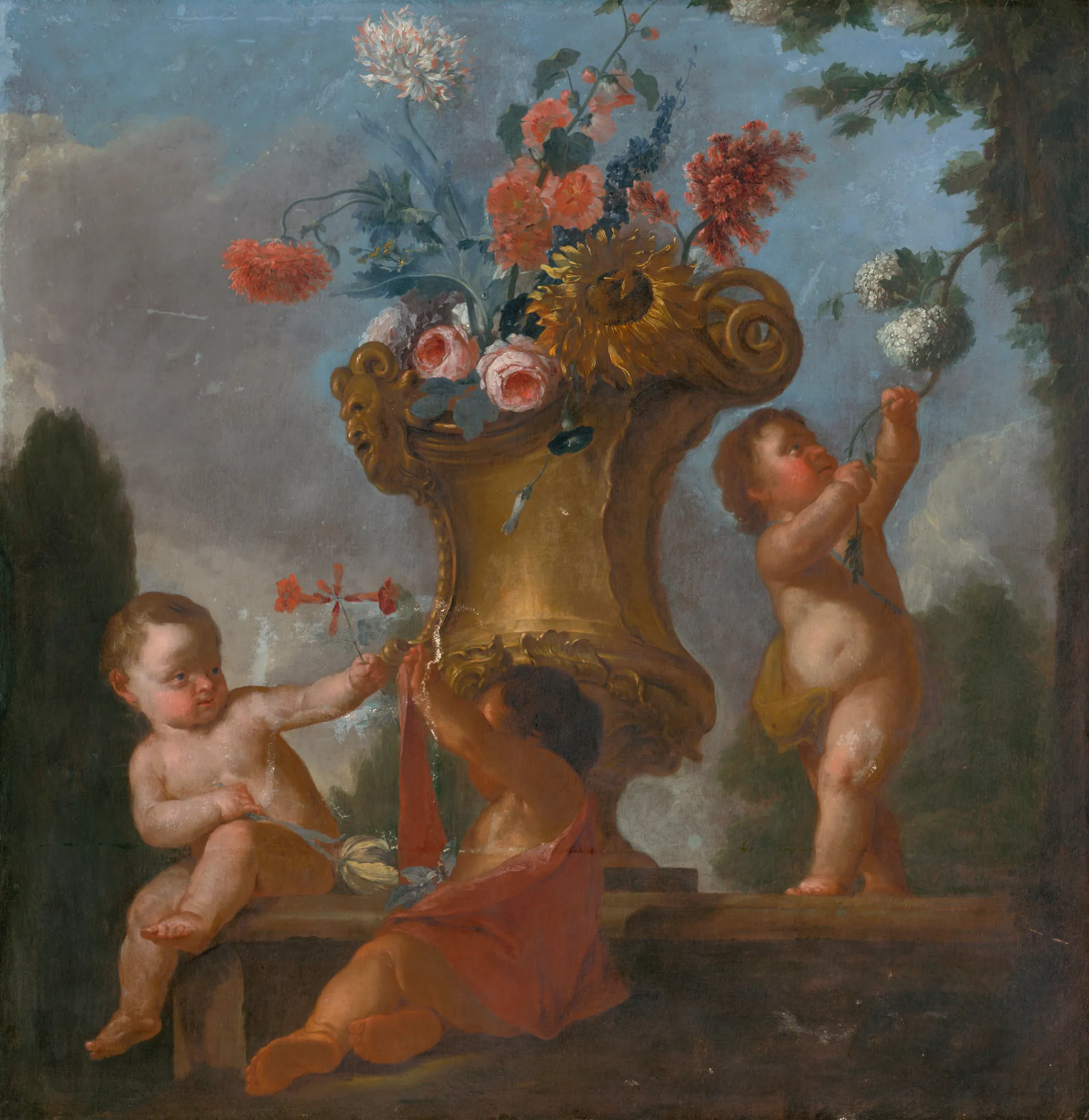 Angels with a Vase