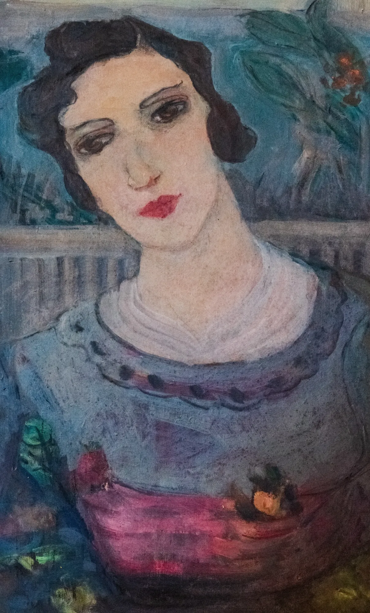 Portrait of a Woman with a Red Belt