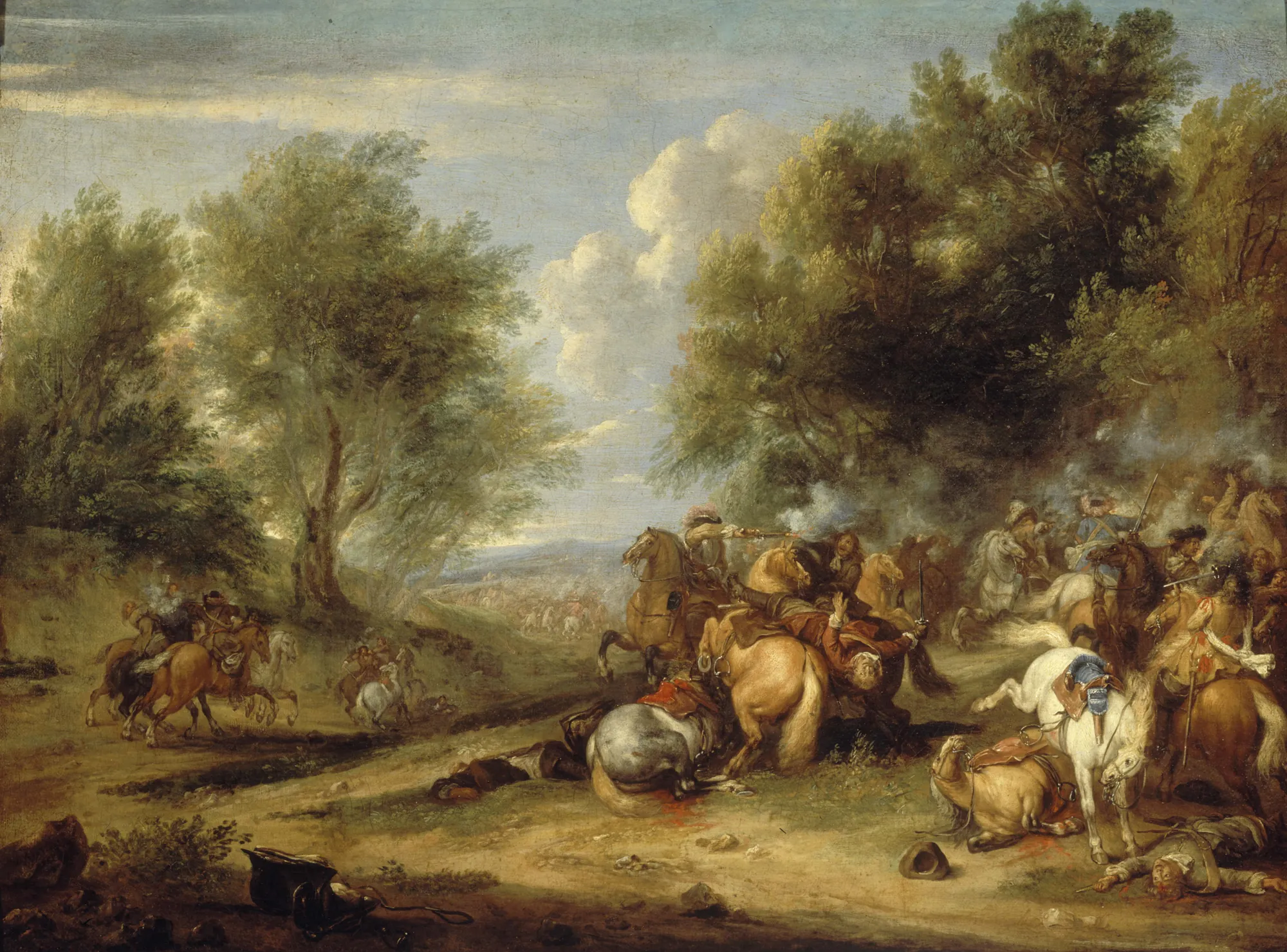 Landscape with Cavalry Combat