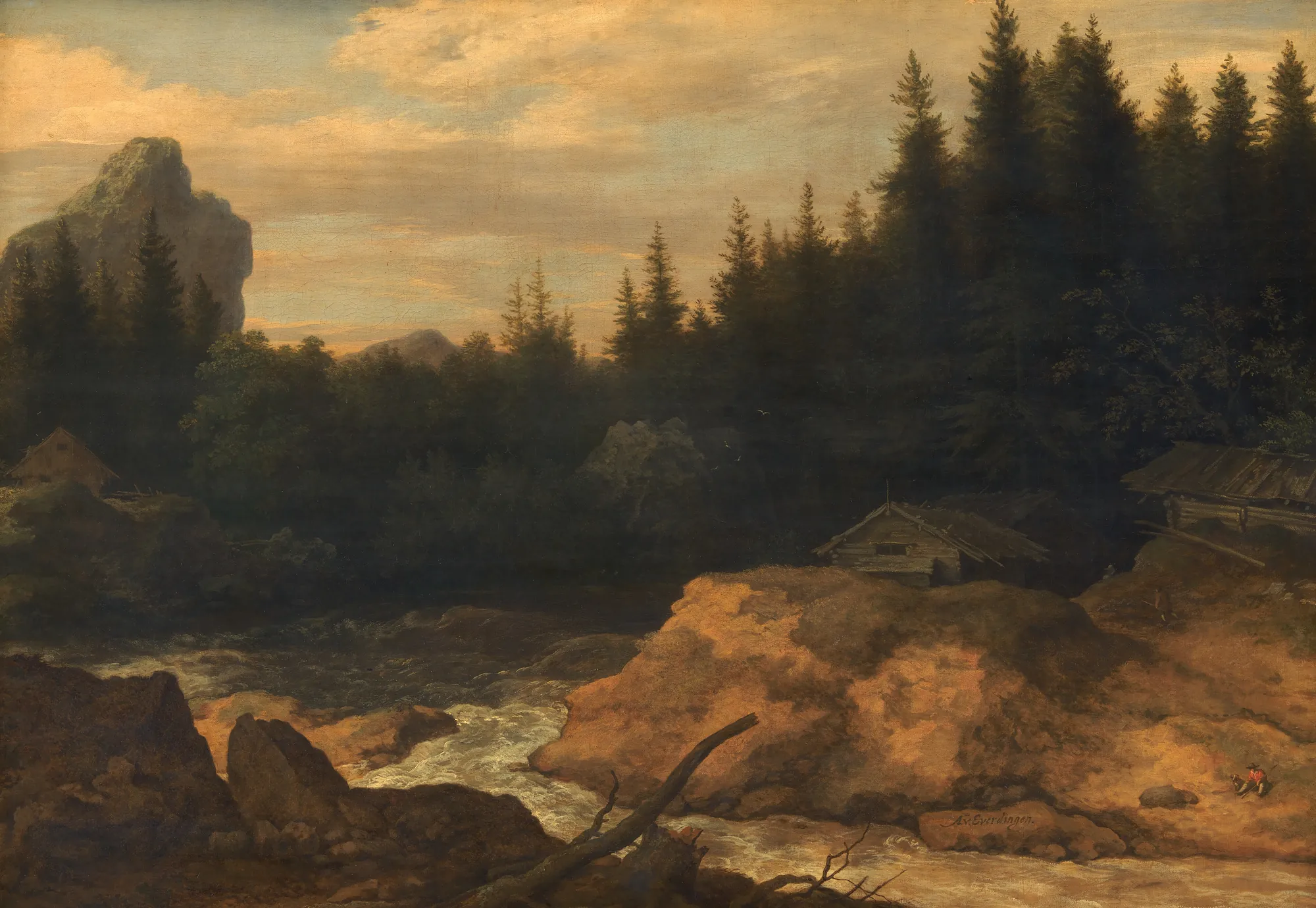 The River in the Pine Forest