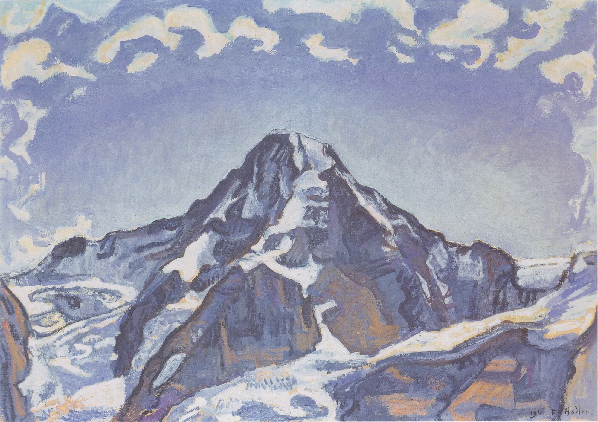 Der Mönch mit Wolken