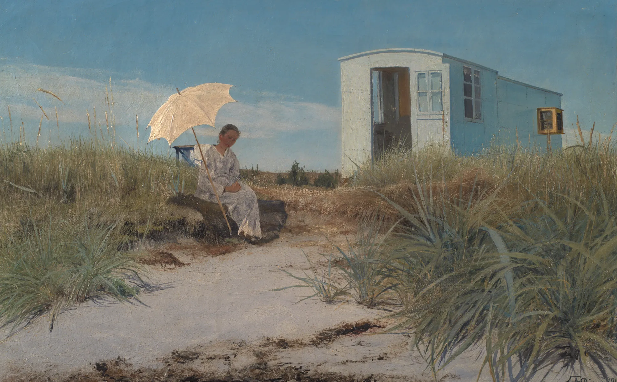 The Artist's Wife with the Family Caravan