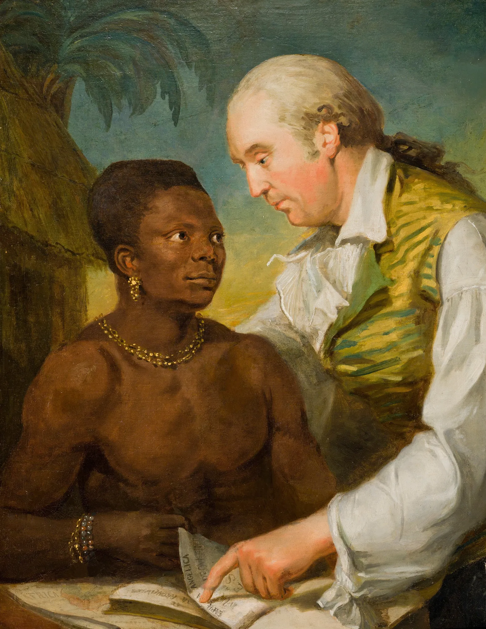 Double Portrait of Carl Bernhard Wadström and Prince Peter Panah