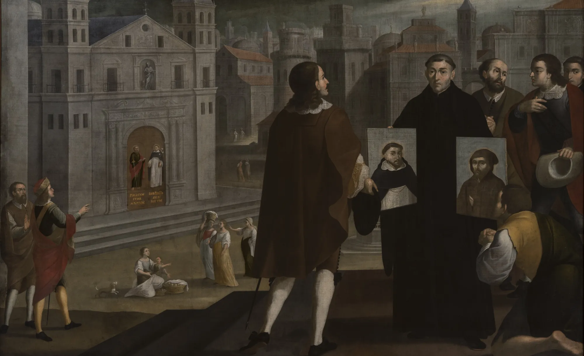 Joachim of Fiore showing the Portraits of Saint Dominic and Saint Francis