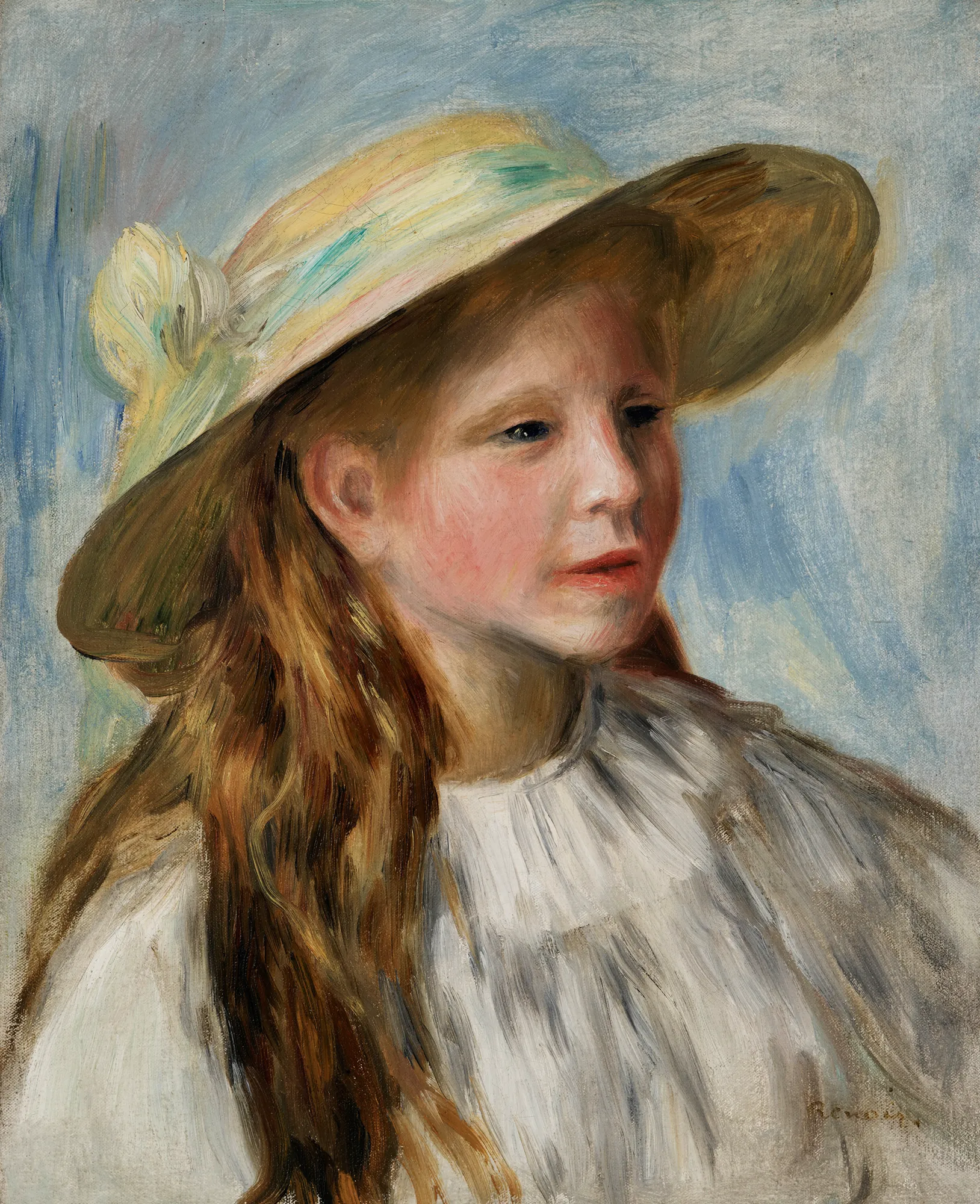 Little Girl with a Hat (Jeune Fille au Chapeau)