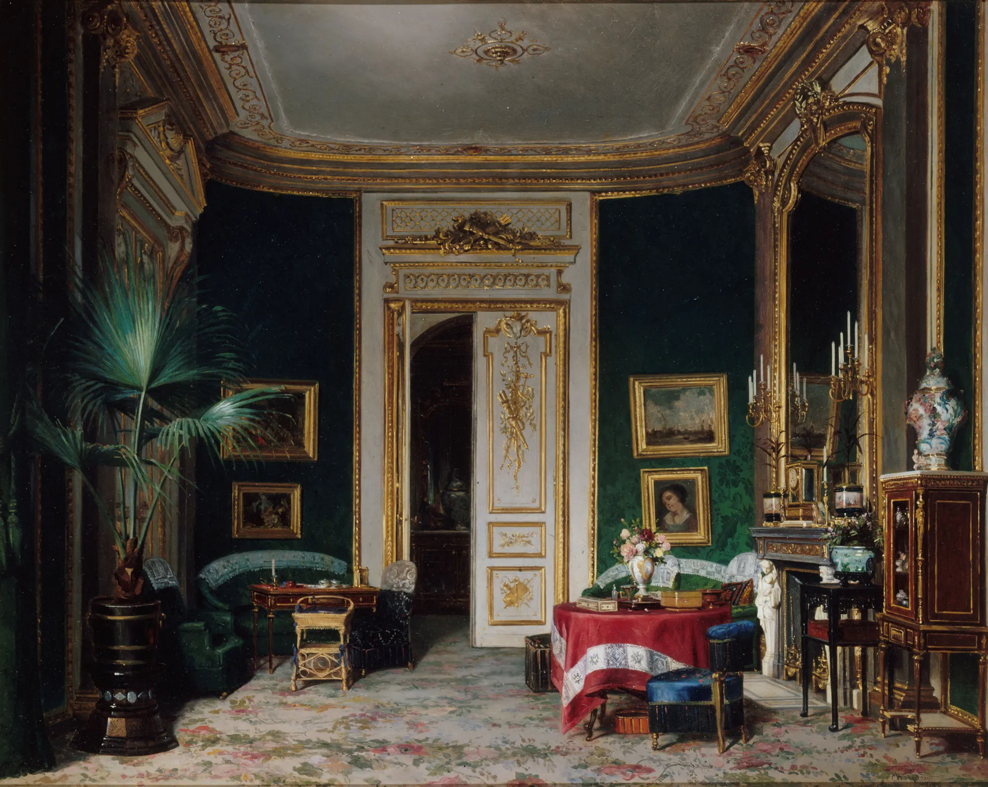 Salon de l'hôtel Wendel, rue de Clichy