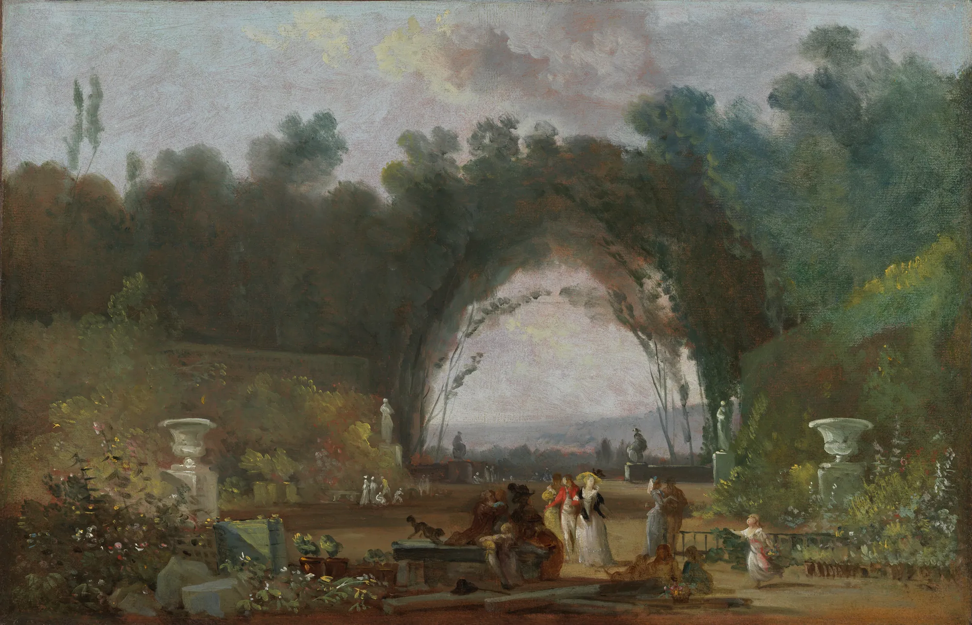 Terrace in the Park of Saint-Cloud