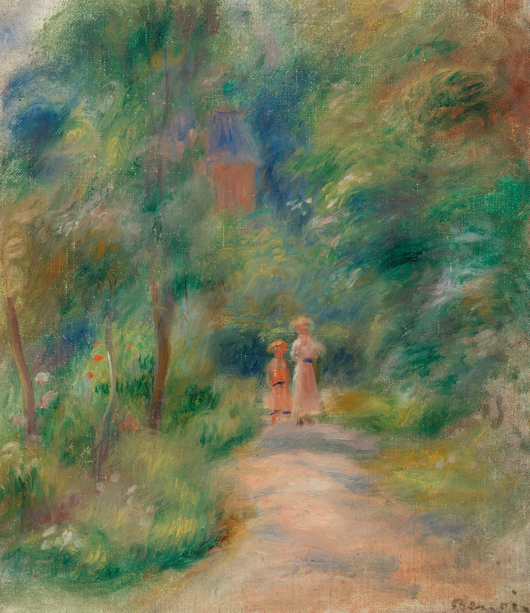 Two Figures on a Path (Deux figures dans un sentier)
