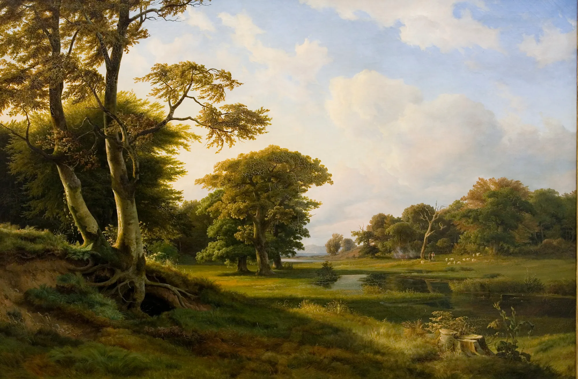 Forest Landscape at Hellebæk, Autumn