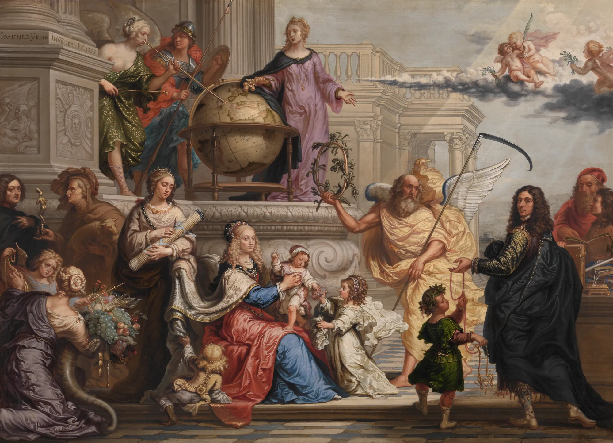 Allegorical Adoration of the Birth of a Prince