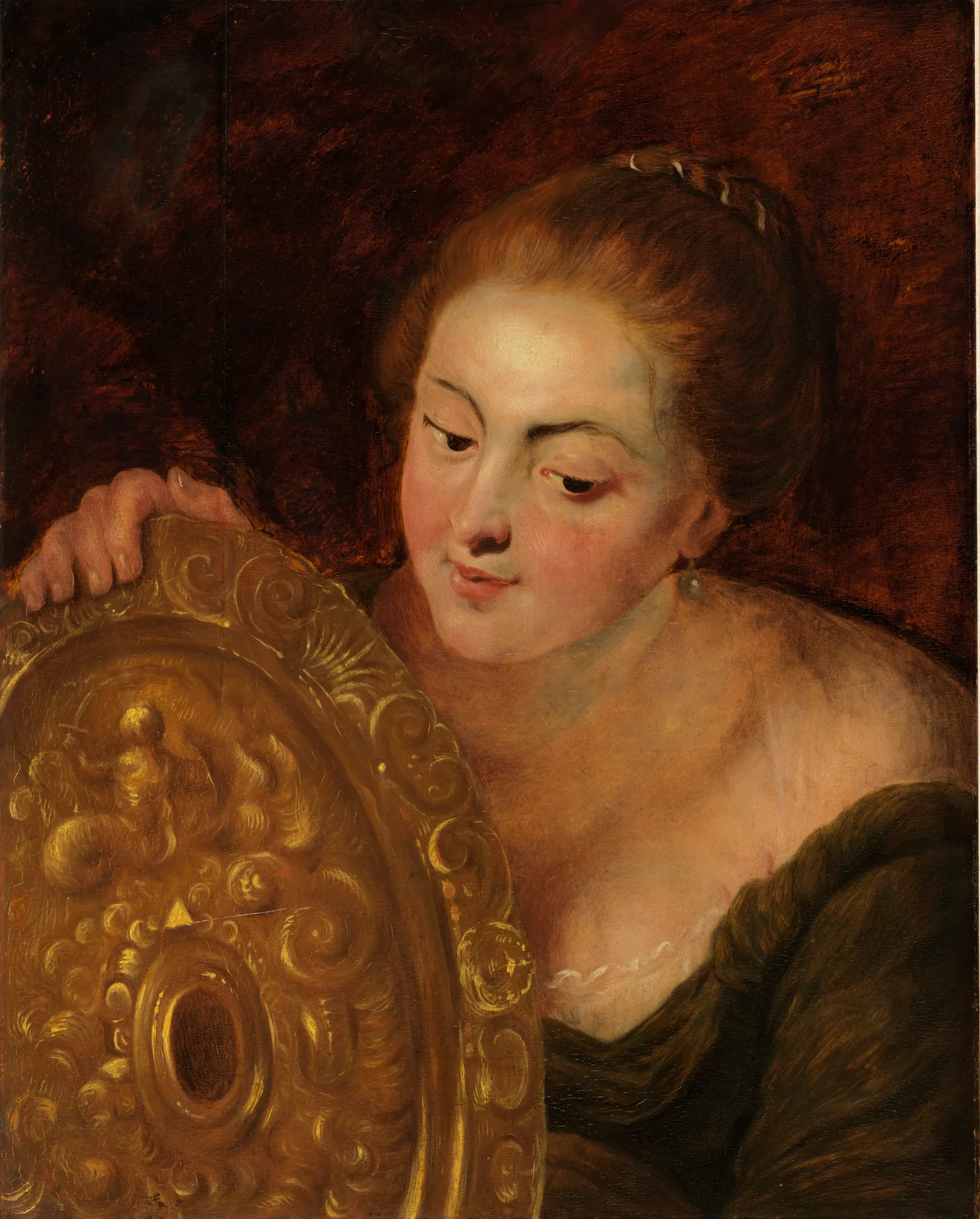 Portrait of a Woman with a Copper Plate