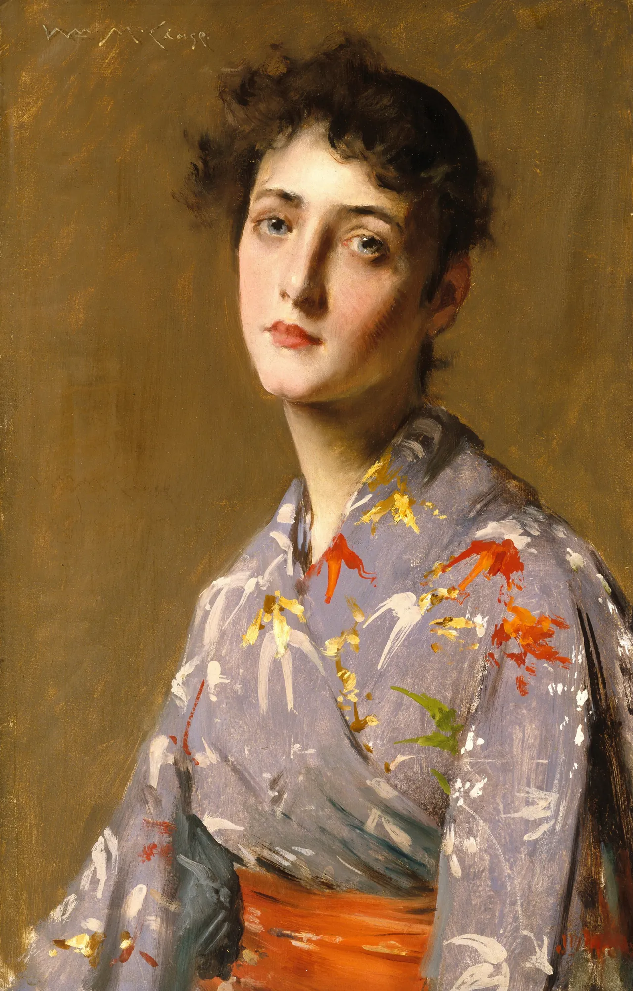 Girl in a Japanese Costume
