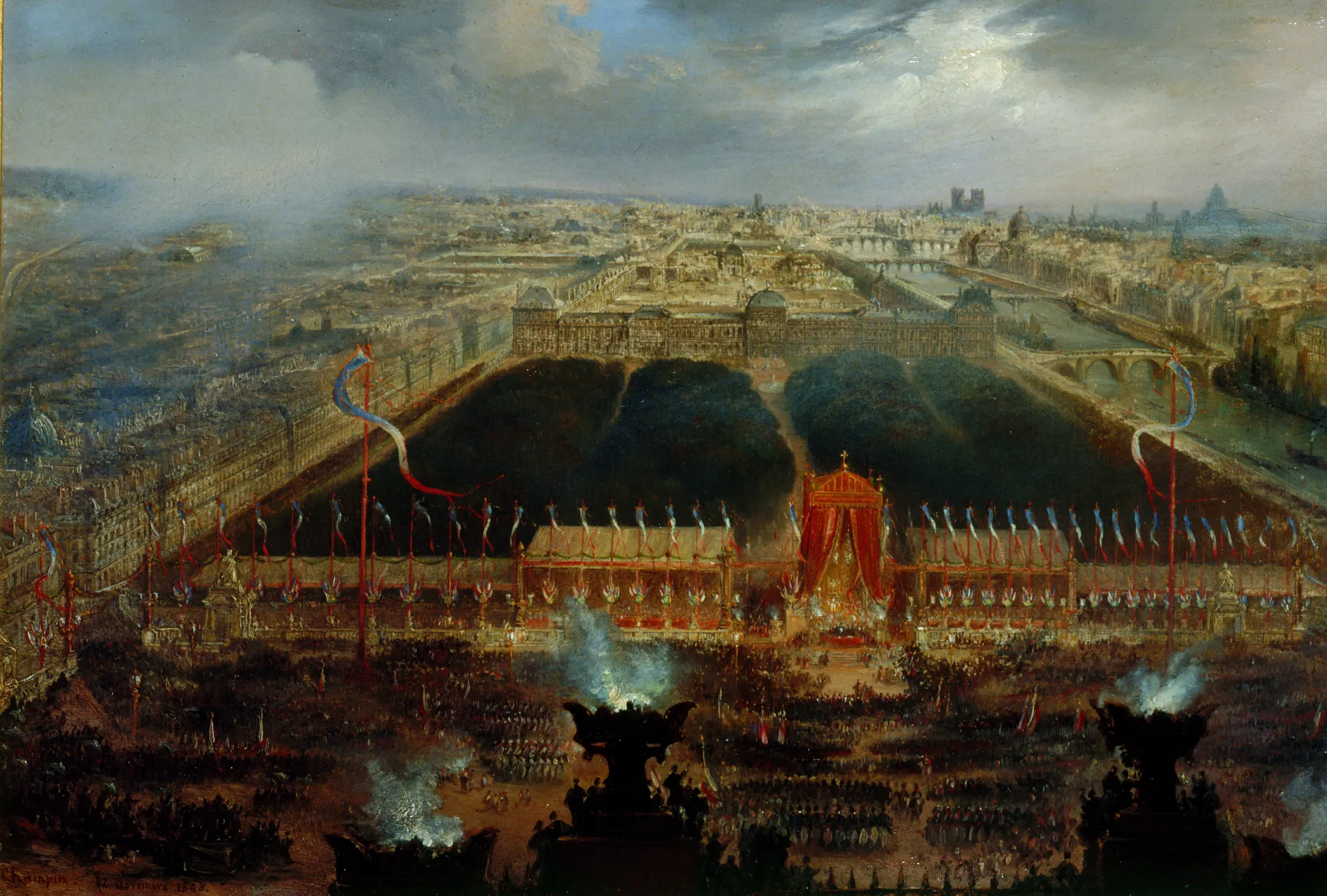Fête de la Constitution sur la Place de la Concorde