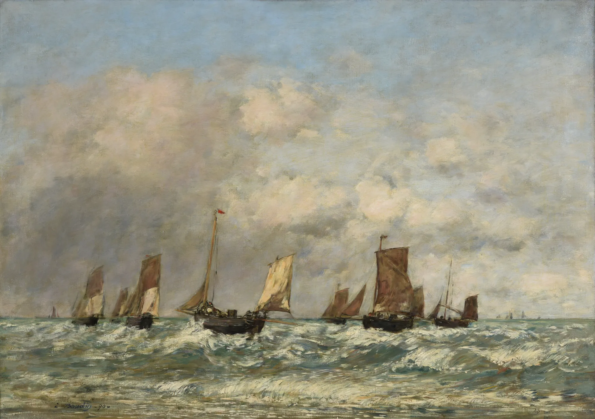 The Departure of the Boats, Berck