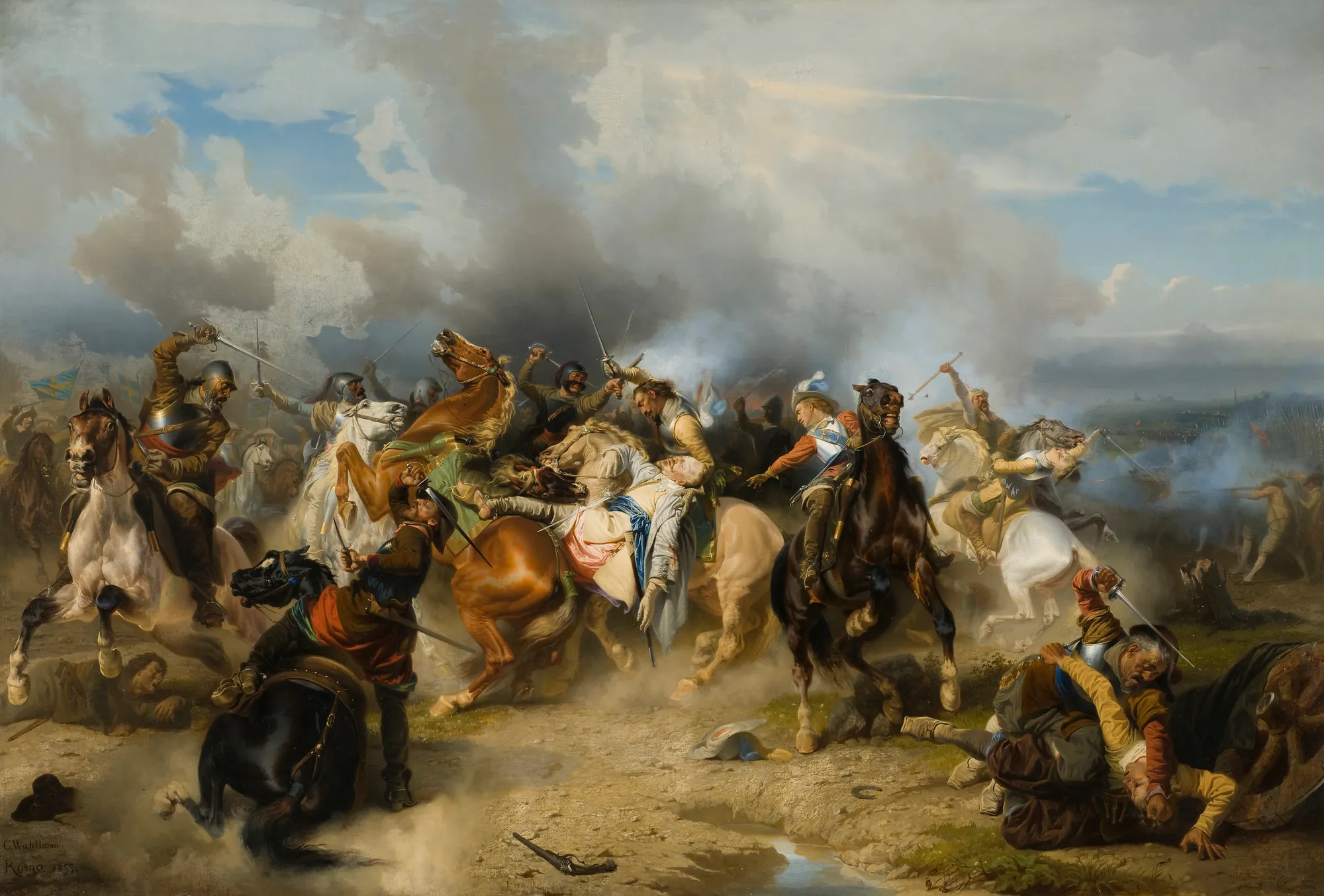 The Death of King Gustav II Adolf at the Battle of Lützen
