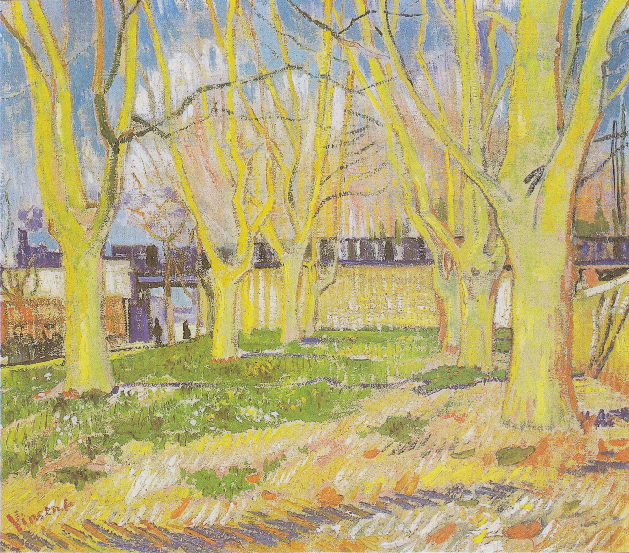 Avenue of Plane Trees near Arles Station