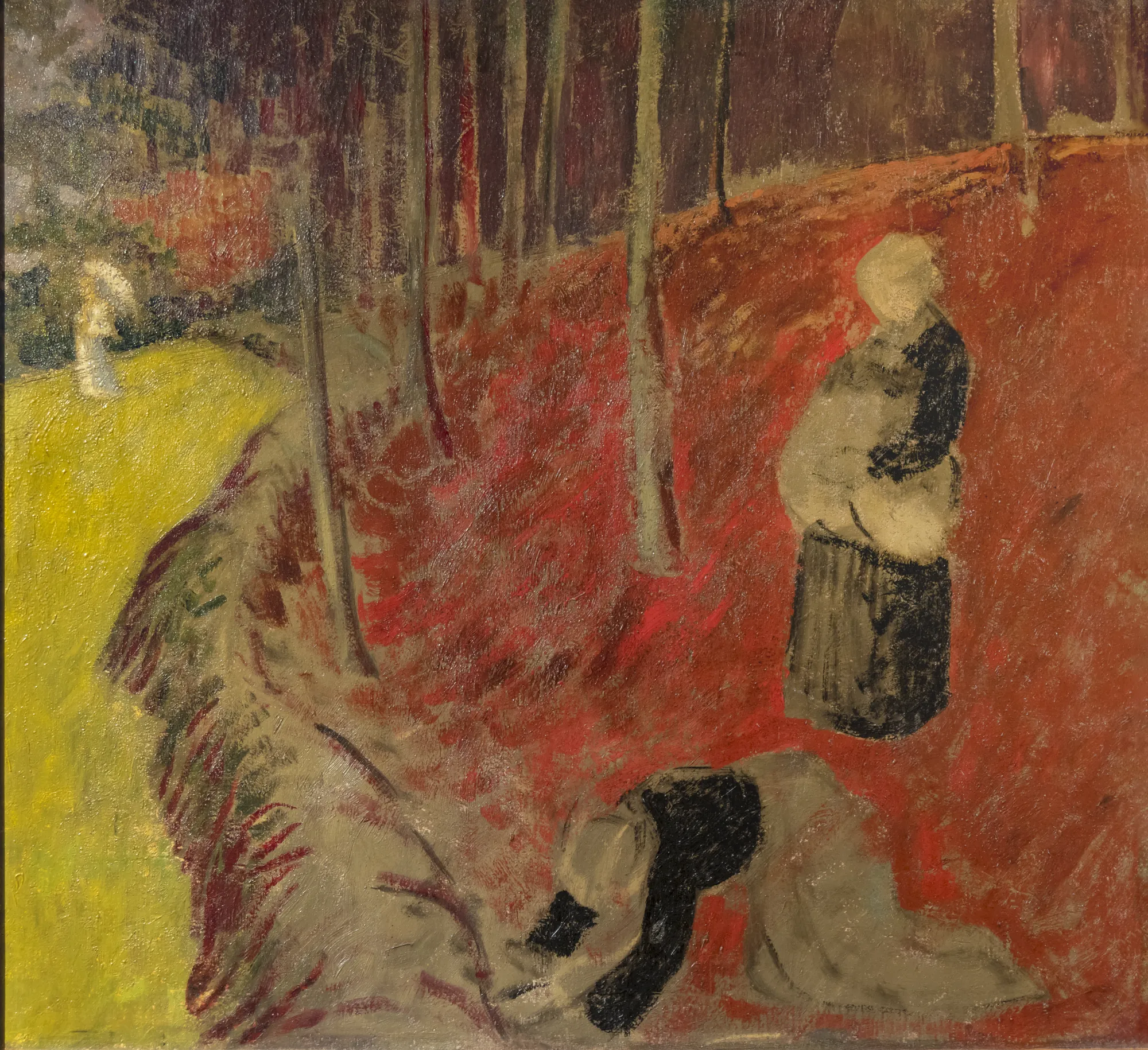Les Ramasseuses de fougères au Bois d'Amour