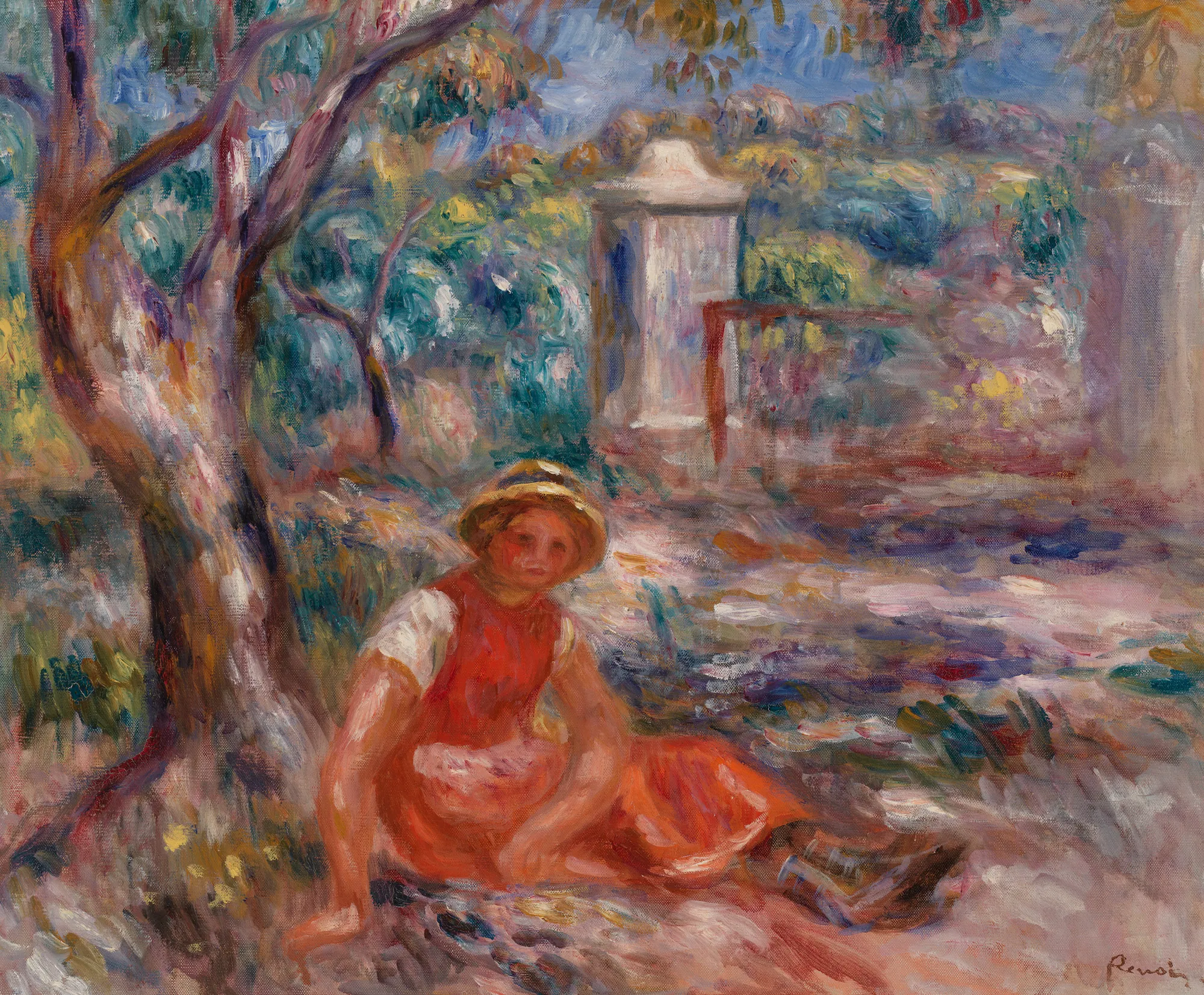 Girl at the Foot of a Tree (Fillette au pied d'un arbre)