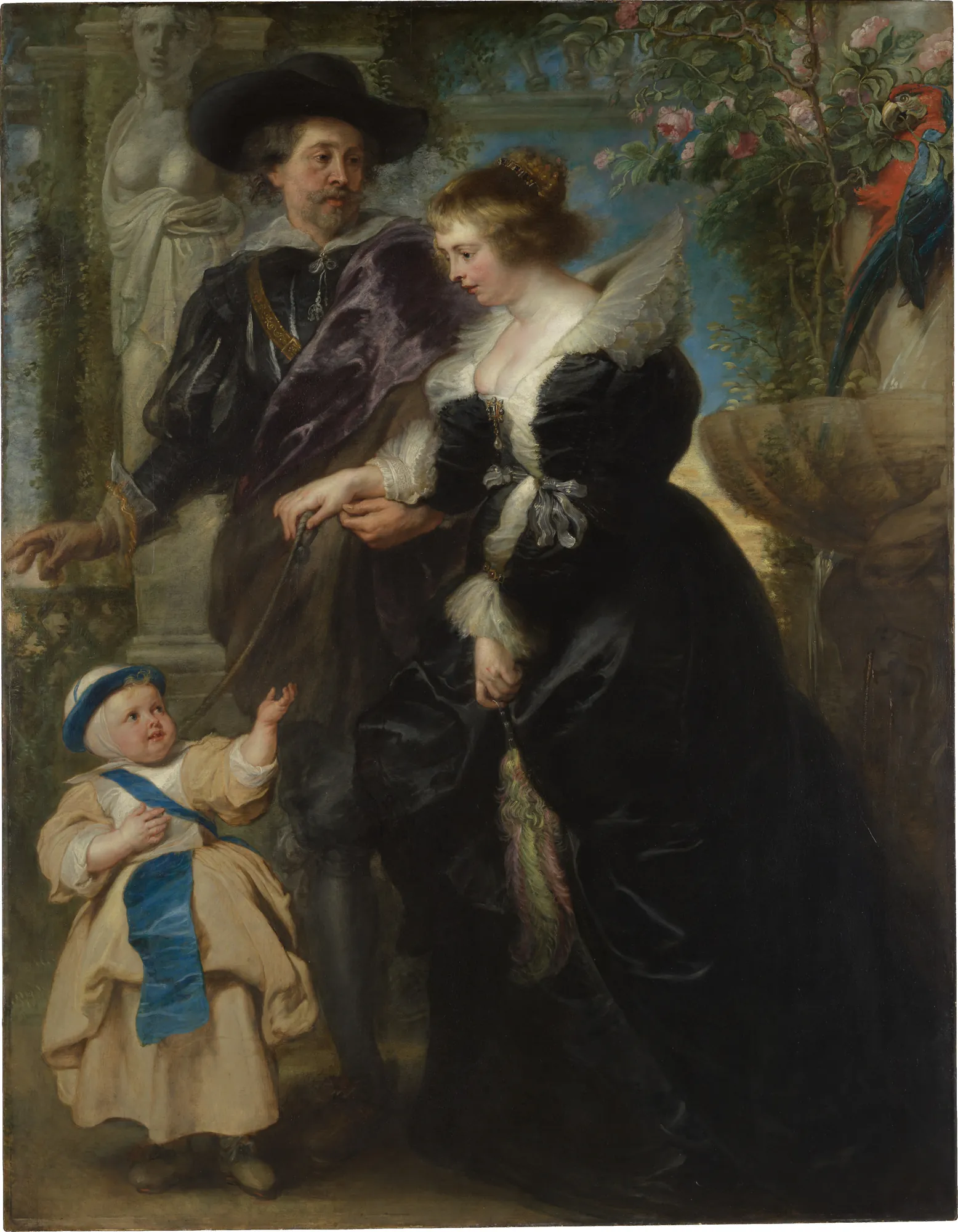 Rubens, His Wife Helena Fourment, and One of Their Children
