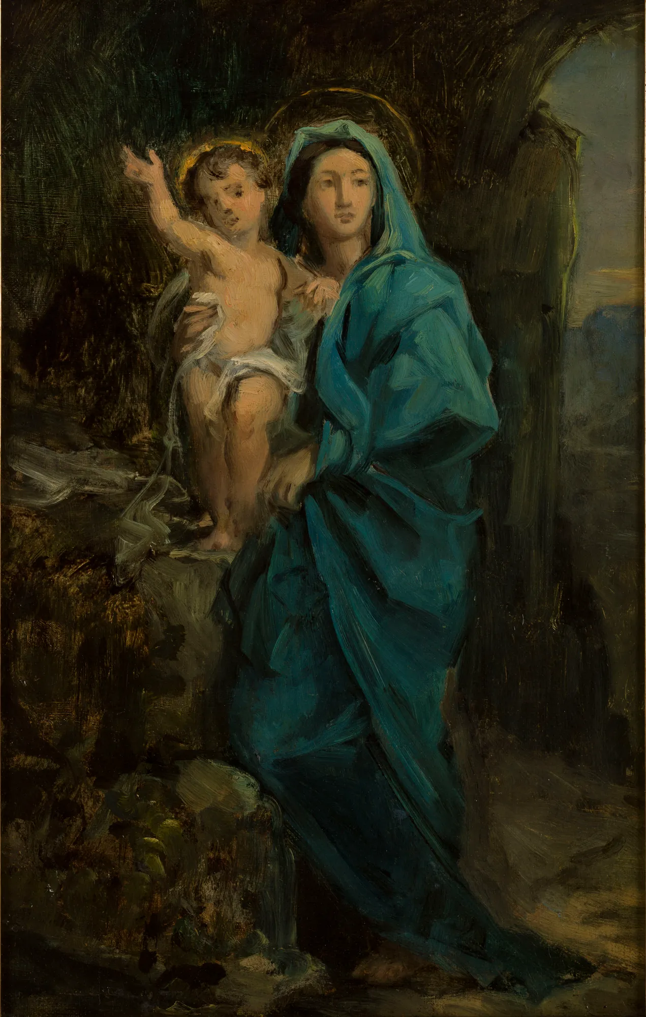 La Vierge et l'enfant Jésus