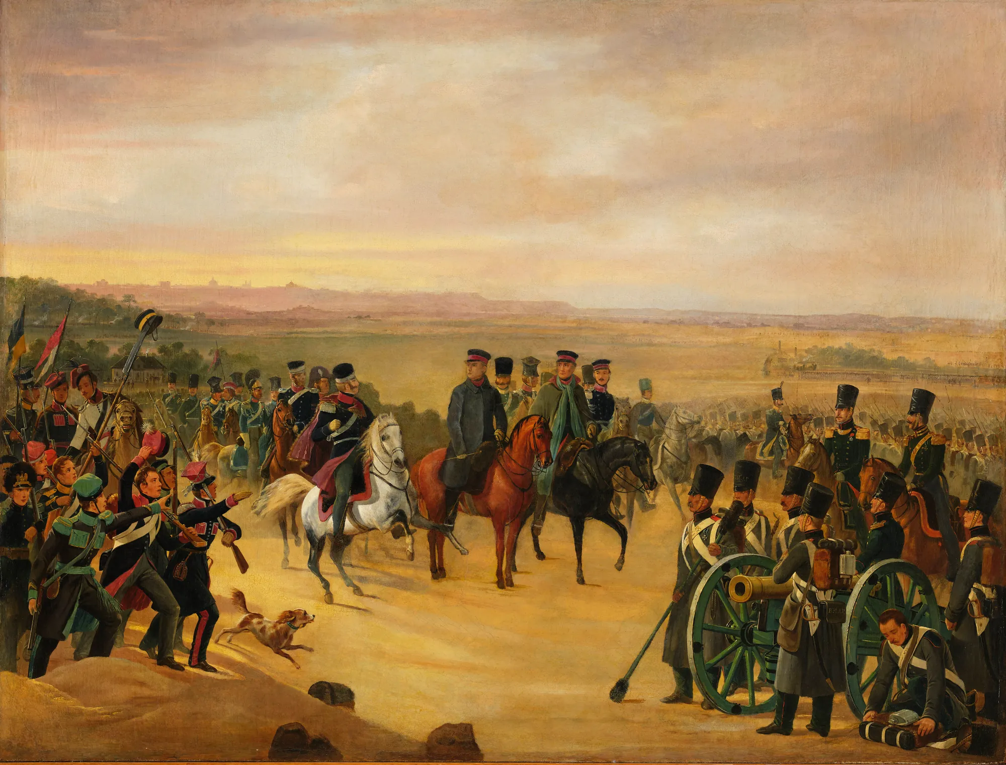 General Józef Chłopicki and Skrzynecki among Soldiers