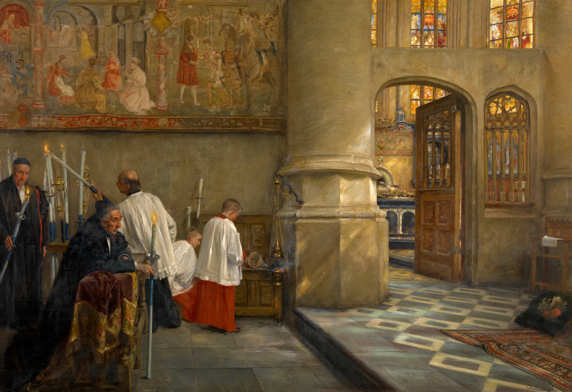 Before Blessing at the Church of Hoogstraten