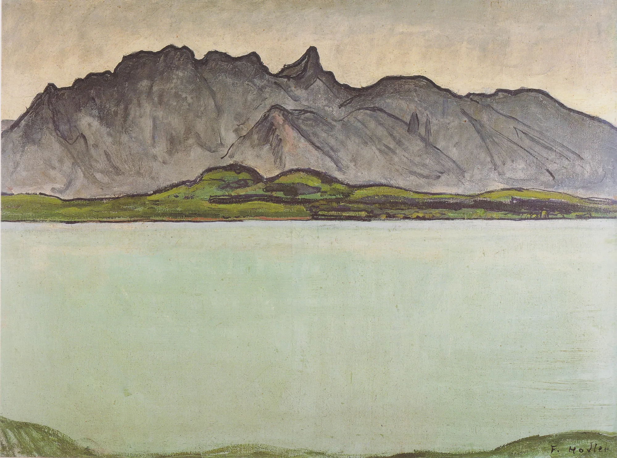 Lake Thun with the Stockhorn Range