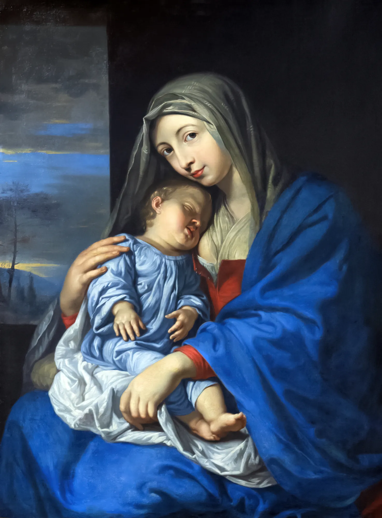 Virgin and Sleeping Child