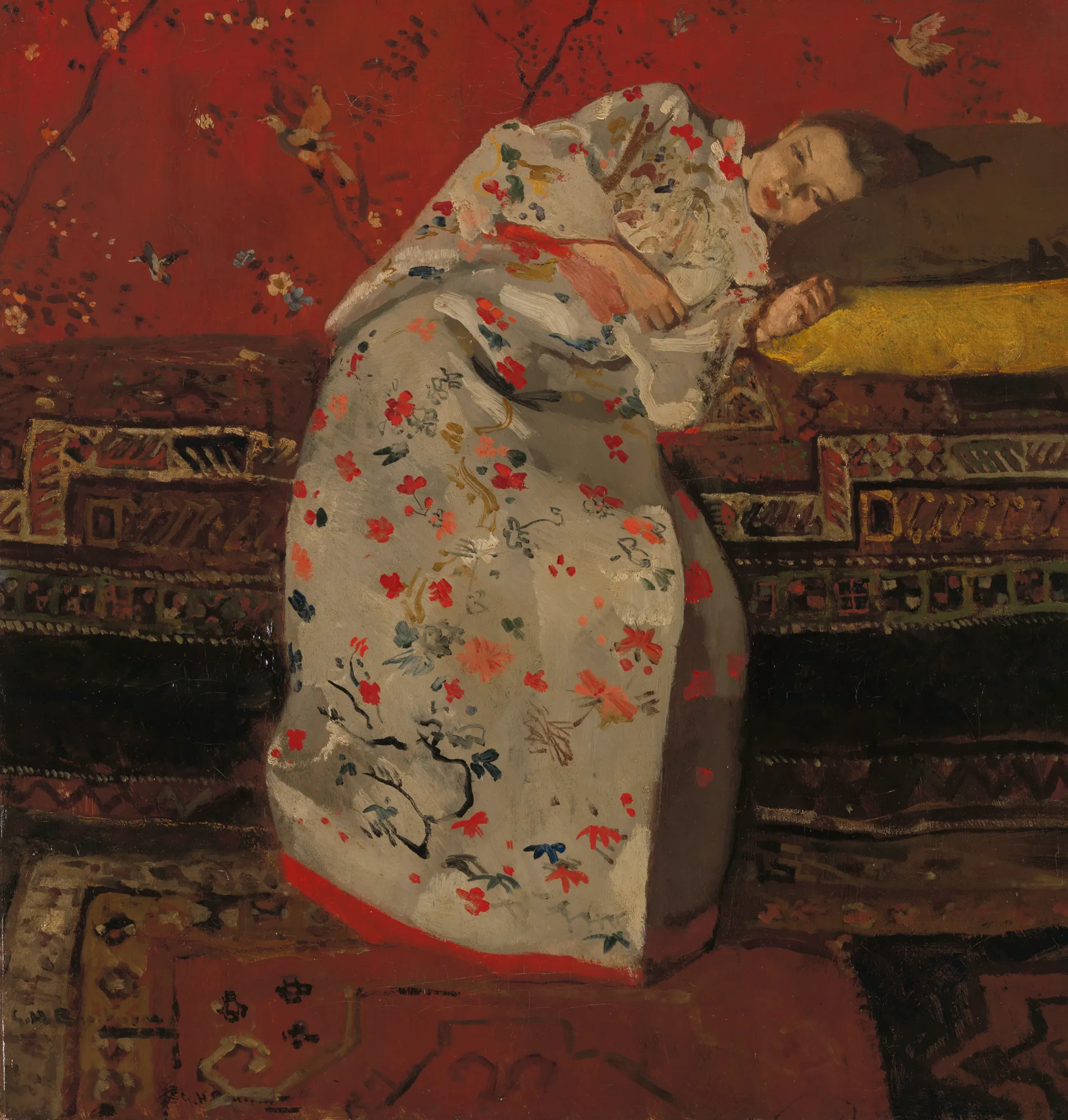 Girl in a White Kimono