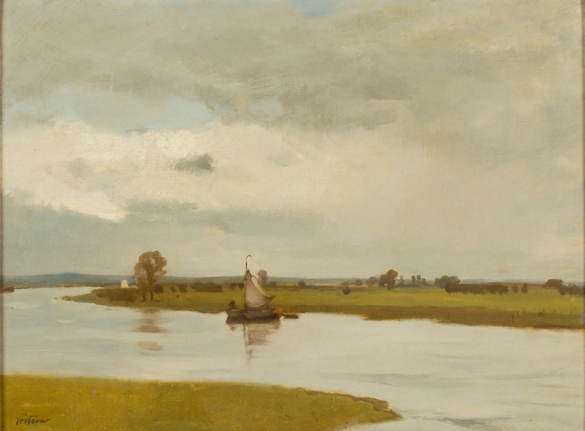View of the Lek near Wijk bij Duurstede