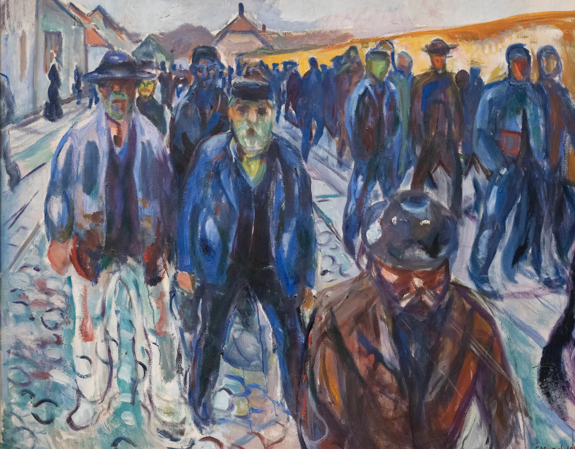Workers on their Way Home
