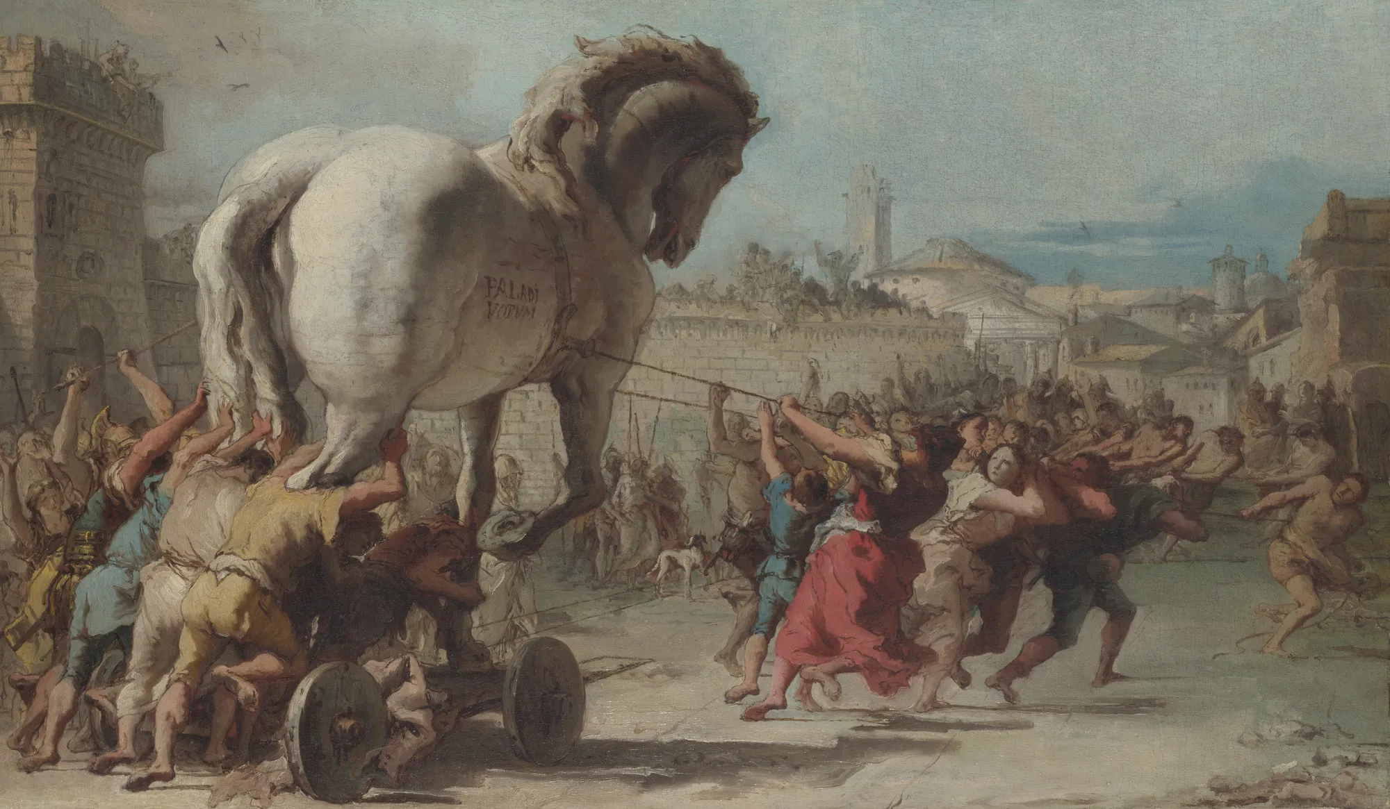 The Procession of the Trojan Horse into Troy