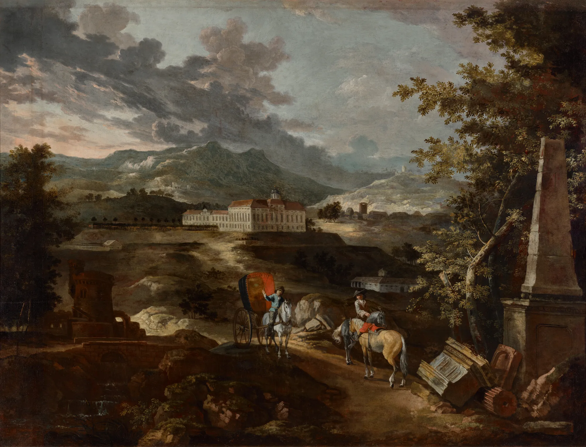 Landscape with Stattenberg Castle