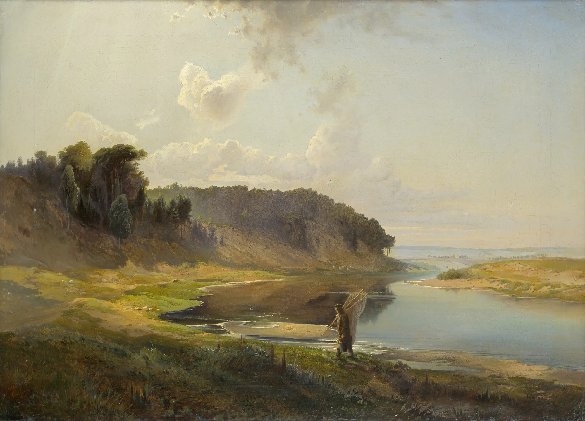 Landscape with a River and Angler